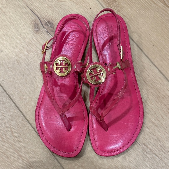Tory Burch Pink Sandals - Picture 1 of 6